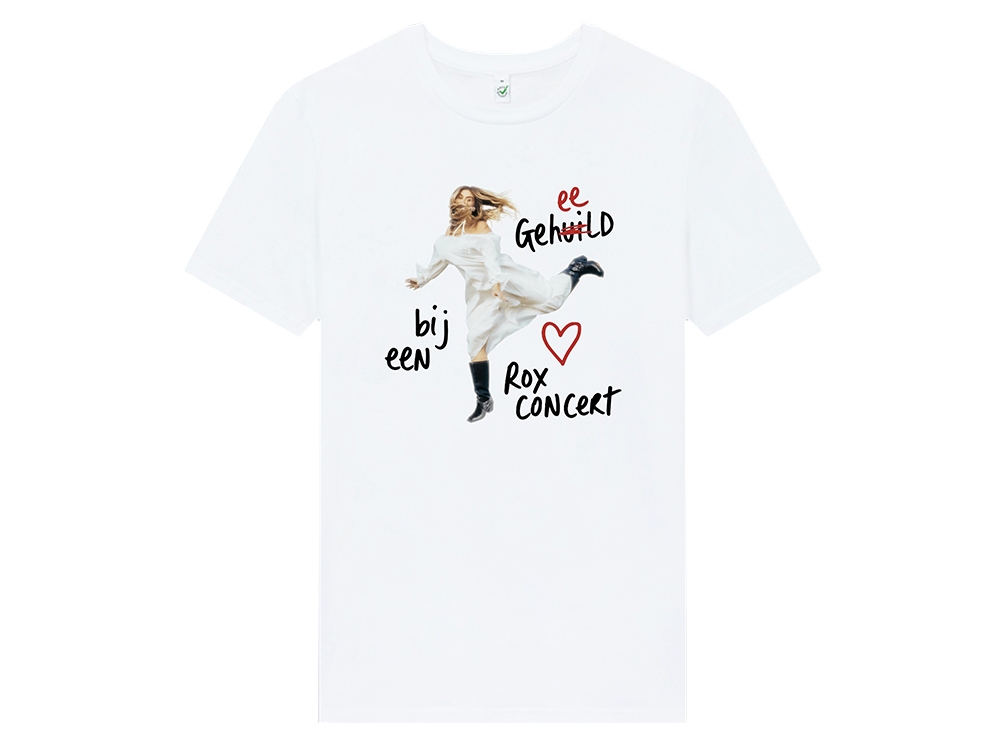 Gehuild:Geheeld bij Rox concert T-shirt Wit