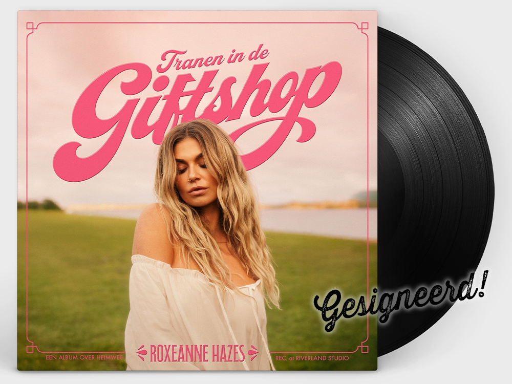 Tranen In De Giftshop LP Zwart Vinyl - Gesigneerd!